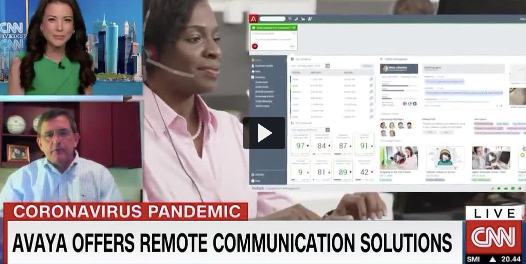 Avaya on CNN: Supporting Customers During COVID-19